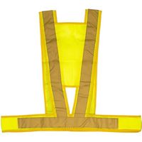 岡潮 夏用爽快フィットベスト 黄×金反射材 OK5103 1着 452-5899（直送品）