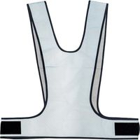 岡潮 超軽量!総反射メッシュ安全ベスト 紺×銀メッシュ反射材 OK5111 1着 452-3985（直送品）