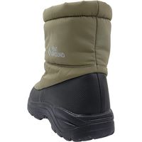 喜多 ウインターブーツ(裏ボア) 4cm防水 カーキ M(24.5~25.0) MK670-KHI-M 1足 462-1066（直送品）