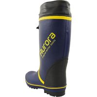 喜多 防寒ウレタンゴム長靴 カバー付 KR790U ネイビー 25.0 KR790U-NV-25.0 1足 462-1074（直送品）