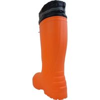 柔らかい防寒EVAラバーブーツ(裏ボア) カバー付 KR8010 オレンジ XL(3L)(27.5~28.0) KR8010-OR-XL（直送品）