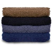 喜多 ロングタオル4枚組 ダークカラー No4820 ダークカラーアソート 約100×34cm NO4820-DARKCOLOR 1組（直送品）
