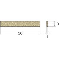 日本精密機械工作 リューター セラミックスティック砥石ニュースーパーストーン X2452 1袋(1本) 543-4180（直送品）