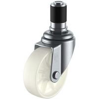 ユーエイ 差し込み式 自在 キャスター ナイロン 車輪径50mm Sタイプ STF型 パイプ径35 STF-50N-35 1個（直送品）