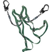 基陽 KH 墜落制止用器具フルハーネス スターターフルハーネス じゃばら式ランヤード オリーブ XVW6LJPWS 1個 538-8092（直送品）