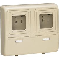 未来工業 未来 電力量計ボックス(ベージュ) WP-3WJ 1個 203-8235（直送品）
