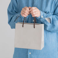 ヘッズ 無地サンドベージュペーパーバッグー4（10枚）