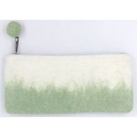 丸眞 ネパール グラデーションポーチ グリーン 0395004200 1個