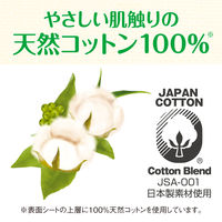 アテント コットン100%自然素材パッド快適中量 大容量30枚 55cc 1パック（30枚入）大王製紙