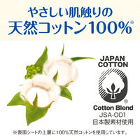 アテント コットン100%自然素材パッド多い時も安心 大容量24枚 130cc 1パック（24枚入）大王製紙
