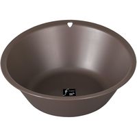新輝合成 TONBO フロート洗面器 フック穴付 ブラウン 07740 1個 410-2130（直送品）