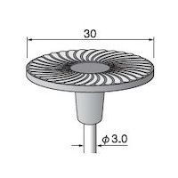 アルゴファイルジャパン アルゴファイル アングルゴム砥石ディスクセット各1本X6粒度 φ3軸 AT560 1セット 401-9191（直送品）