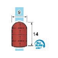 アルゴファイルジャパン アルゴファイル キャップサンダー丸 セラミック砥粒#120 φ9X14 AS412C 1パック(10本)（直送品）