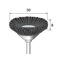 アルゴファイルジャパン アルゴファイル C砥粒入ナイロンブラシベベル型#500 φ30Xt8 φ3.0軸 BM187 1パック(2本)（直送品）
