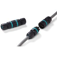 タカチ電機工業 タカチ パネルマウント防水中継コネクタ THB387-5P-S 1個 442-3479（直送品）