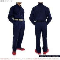 トーマセンイ TEAGLES 5431 CVC綿混長袖シャツ ネイビーM NA M 1枚 554-9038（直送品）