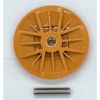 岩崎製作所 消防活動用空地標識 ポリカーボネート製ロードマーカー 鋲 99DTKS-21-Y 1個 560-8239（直送品）