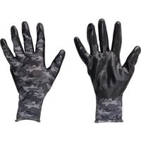 丸和ケミカル ニトリルコート背抜き手袋(迷彩柄) 742 1セット(10双) 569-2488（直送品）