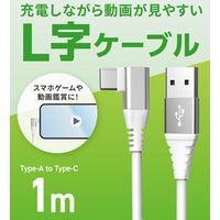 磁気研究所 L字型Type-Cケーブル USB A-USB C 1m HD-ACCL1WH 1個