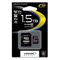 磁気研究所 大容量1.5TB、読み込み100MB/sの高速転送のmicroSDXCカード HDMCSDX1.5TA2V30 1個