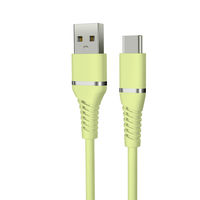 磁気研究所 柔らかく絡みにくいType-Cケーブル USB A-USB C 1m ピスタチオグリーン HD-SACC1GN 1個