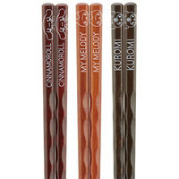 スケーター ANEN45T 木製持ちやすいお箸 23cm 3P【サンリオキャラクターズ】 670190-ANEN45T 1セット(3膳入)（直送品）