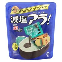 個包装 減塩アラ！のりつくだ煮 塩分30％カット 8g×15食入 1セット（1個×2）ブンセン パウチ