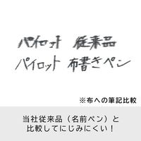 パイロット 布書きペン 細字 タフウォッシュ ブラック MNN-12F-B 1本