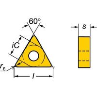 サンドビック SANDVIK TーMax P 旋削用ネガチップ(110) 3205 TNMG 16 04 12-KR 1セット(10個)（直送品）