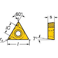 サンドビック SANDVIK コロターン107 旋削用ポジチップ(130) H10 TCMW 11 02 04 1セット(10個)（直送品）