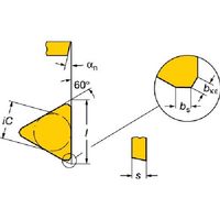 サンドビック SANDVIK フライスカッター用チップ(150) 3040 TPKN 22 04 PD R 1セット(10本)（直送品）