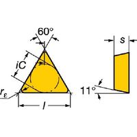 サンドビック SANDVIK TーMax 旋削用ポジチップ(130) 235 TPUN 22 04 1セット(10個) 579-8841（直送品）