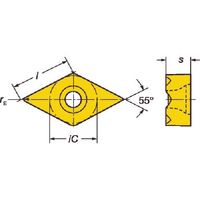 サンドビック SANDVIK コロターンTR 旋削用ポジ・チップ(310) H13A TR-DC1308-F 1セット(10個)（直送品）