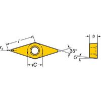 サンドビック SANDVIK コロターン107 旋削用ポジチップ(130) 1115 VCET 11 03 01-UM 1セット(10個)（直送品）