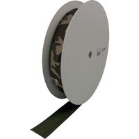 ユタカメイク 迷彩ナイロン平ベルトドラム巻 1.5t×38mm×1m ウッドランド FME-330 1セット(25m) 474-4310（直送品）