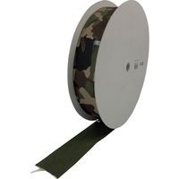ユタカメイク 迷彩ナイロン平ベルトドラム巻 1.8t×50mm×1m ウッドランド FMH-330 1セット(25m) 474-4356（直送品）