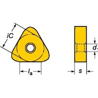 サンドビック SANDVIK バーピーリング用チップ(340) 2015 TNMX 33 09 31-MF 1セット(5個)（直送品）