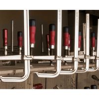 ボンダス・ジャパン ボンダス L型クランプ(強力型) 最大口開き200mm×フトコロ100mm 90200 1セット(5丁)（直送品）