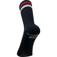 アトム サラスキン先丸ソックスM 黒 5550-1 M BK 1セット(5足) 544-3590（直送品）