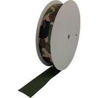 ユタカメイク ベルト 迷彩ナイロン平ベルトドラム巻 ウッドランド 1.8t×50mm×25m PFMH-330 1巻 460-0216（直送品）