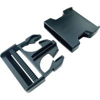 ユタカメイク 平ベルト金具 サイドリリースバックル 角型 50mm幅用 (1個入り) JNA-250 1個 474-4416（直送品）