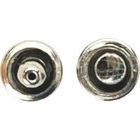 ユタカメイク 平ベルト金具 両面カシメ 小オス・メス(各10個) JO-S 1袋(10組) 460-0209（直送品）