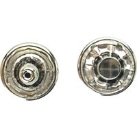 ユタカメイク 平ベルト金具 両面カシメ 大オス・メス(各10個) JO-L 1袋(10組) 474-4359（直送品）