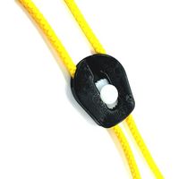 ユタカメイク 紐金具 コードロック(スライド式) φ2~4mm用(2個入り) JH-107 1袋(2個) 474-4391（直送品）