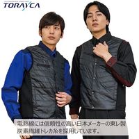 岡潮 手洗い洗濯できるUSB電熱ベスト40206 (ウェアのみ) S OK40206_WEAR_S 1着 520-4589（直送品）