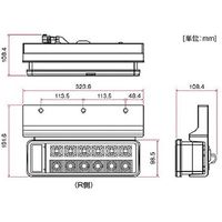 小糸製作所 小糸 小型オールLEDリアコンビネーションランプ 左 Aタイプ ハザード省電力仕様 LEDRCL-24LHE 1台（直送品）