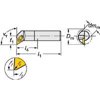 サンドビック SANDVIK コロターン111 内径用ポジ・バイト(430) F12Q-SDUPL 07-ER 1本 570-8583（直送品）