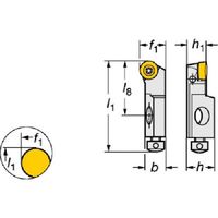 サンドビック SANDVIK コロターン107 ポジチップ用カートリッジ(470) SRSCL 06CA-06 1本 578-9052（直送品）