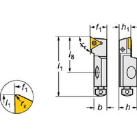 サンドビック SANDVIK コロターン107 ポジチップ用カートリッジ(470) STGCR 06CA-06 1個 579-0115（直送品）