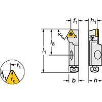 サンドビック SANDVIK コロターン107 ポジチップ用カートリッジ(470) STTCL 06CA-06 1個 579-0395（直送品）